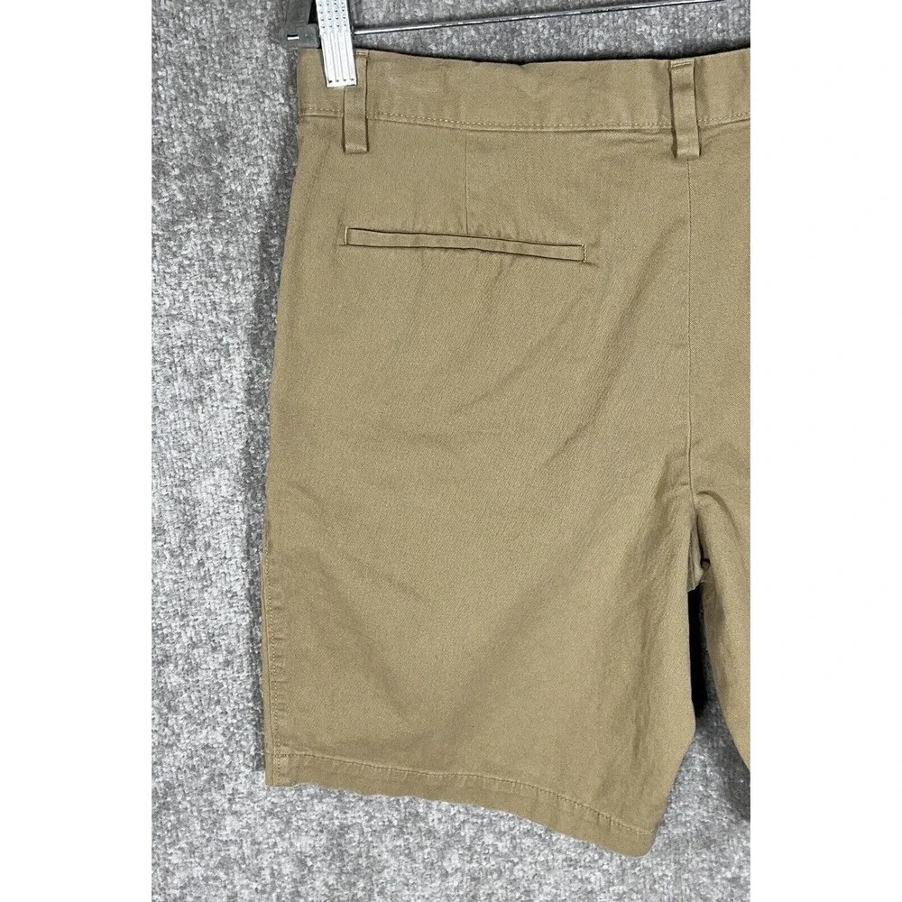 Banana Republic Aiden Chino‎ Shorts Mens Size 33 Stretch Acorn Brown Pockets